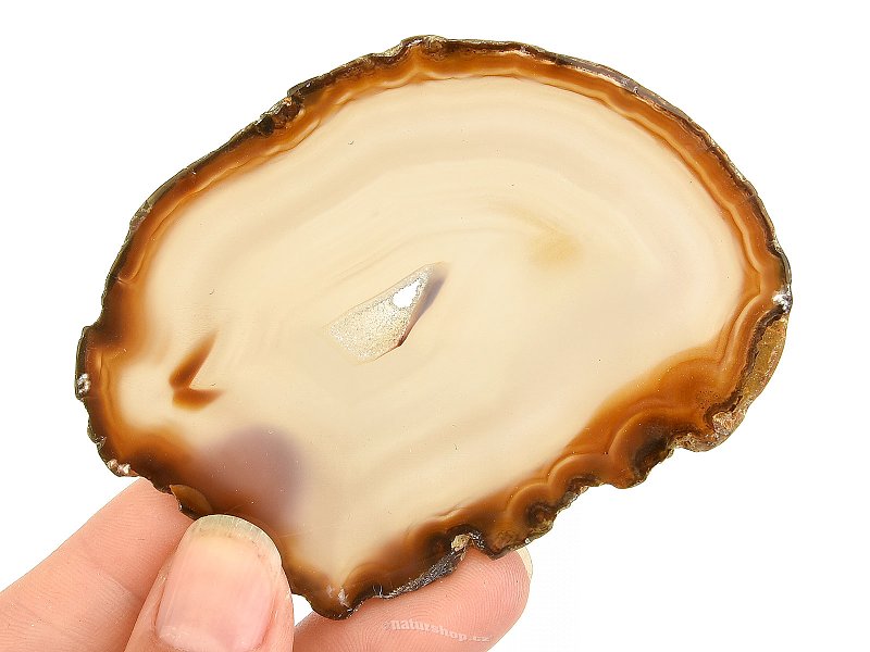 Agate slice with cavity from Brazil (38g)
