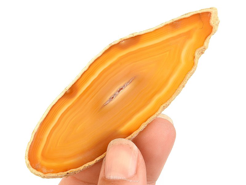 Agate slice with cavity from Brazil 23g