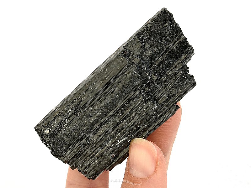 Černý turmalín krystal z Madagaskaru 144g