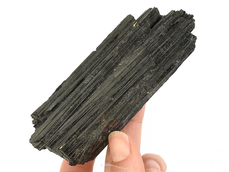 Černý turmalín krystal z Madagaskaru 220g
