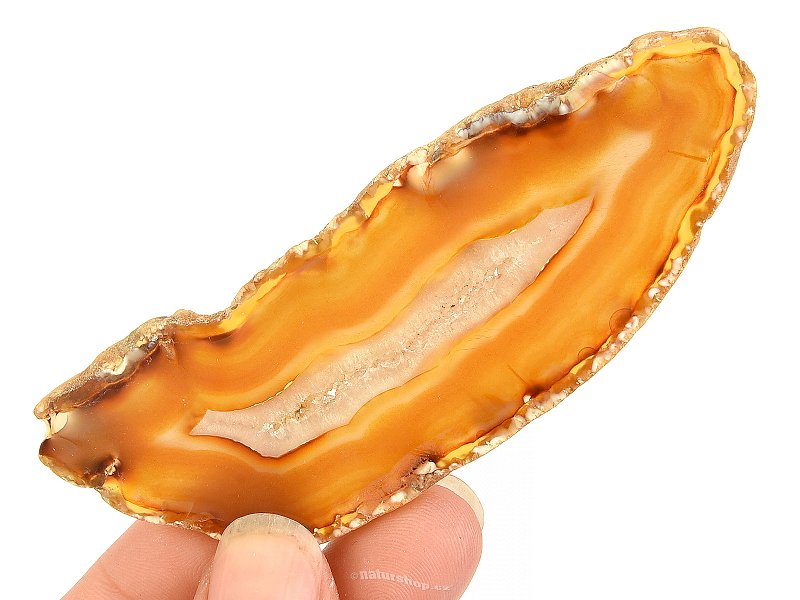 Agate slice with cavity from Brazil 26g