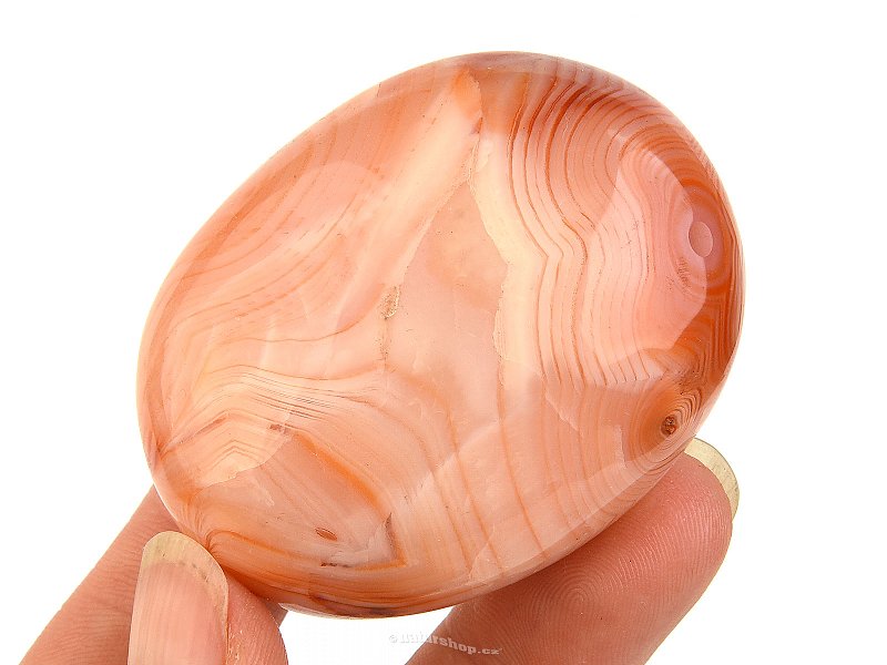 Smooth carnelian stone from Madagascar 98g