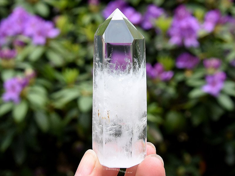 Ground point made of Madagascar crystal 80g