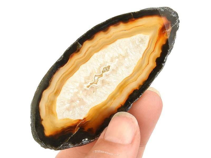 Agate slice with cavity from Brazil (27g)