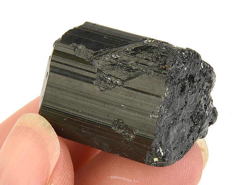 Black tourmaline crystal from Madagascar 20g