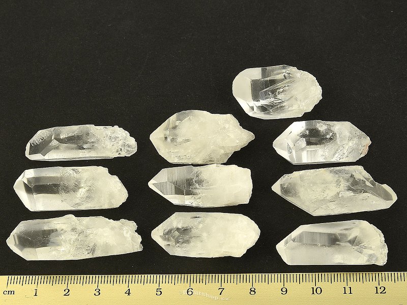 Balení lemurský křišťál krystal 10ks (107g)