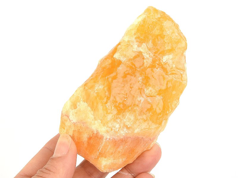 Raw orange calcite from Mexico 365g