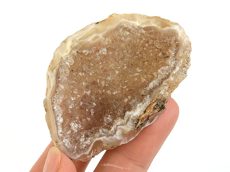 Agate feather geode from Brazil 36g