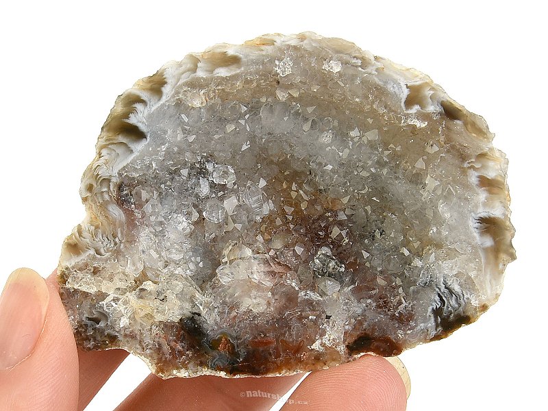 Feather agate geode Brazil 51g