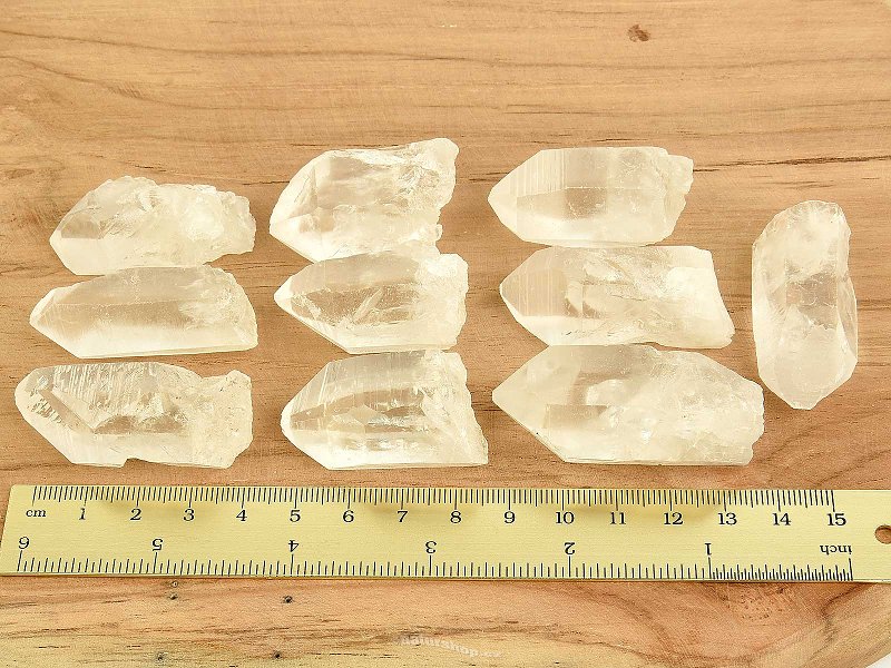 Balení lemurský křišťál krystal 10ks (233g)