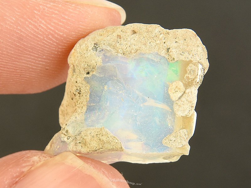 Ethiopian opal raw in rock 2.4g