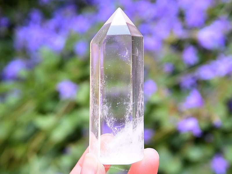 Faceted crystal point from Madagascar (91g)
