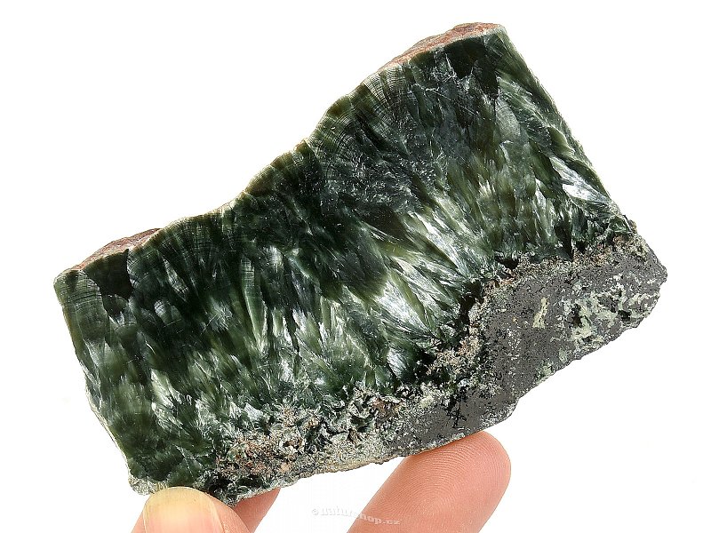 Seraphinite slice from Russia 69g