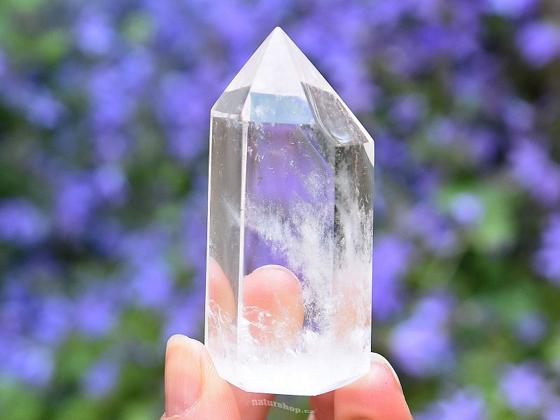 Ground crystal point from Madagascar 97g