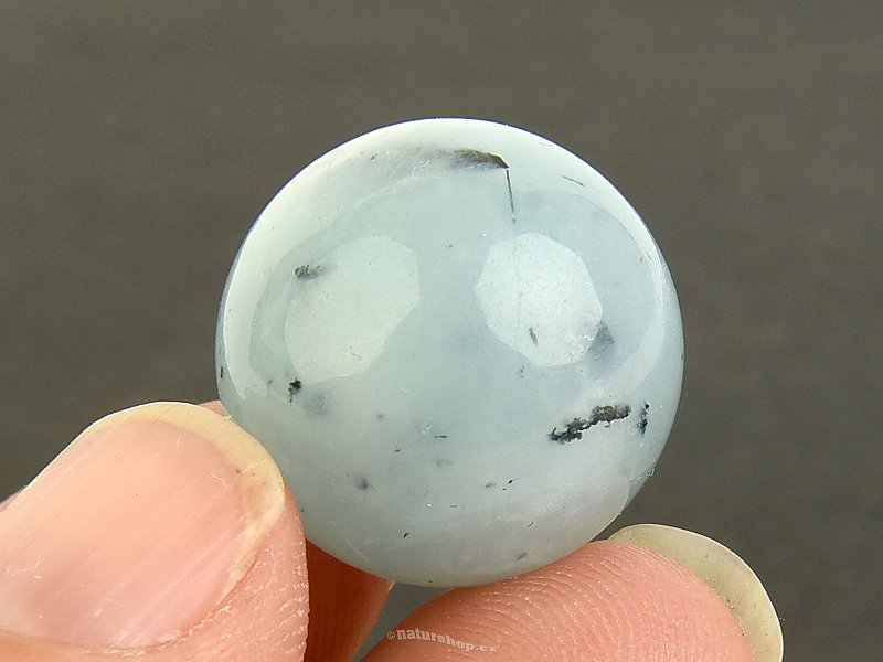 Ball of aquamarine with skoryl tourmaline (Afghanistan) 9.3g
