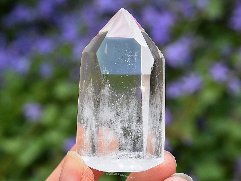 Ground crystal point from Madagascar 79g
