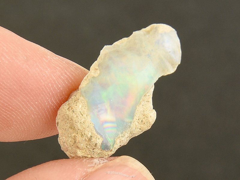 Ethiopian opal raw in rock 1.2g