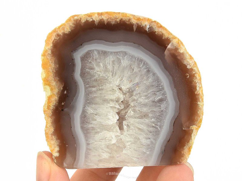Agate Geode with Hollow from Brazil (212g)