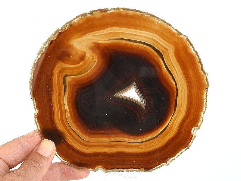 Agate slice with core from Brazil (205g)
