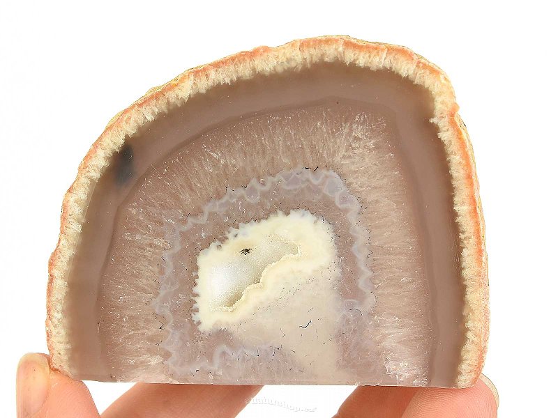 Agate geode with a socket from Brazil 212g