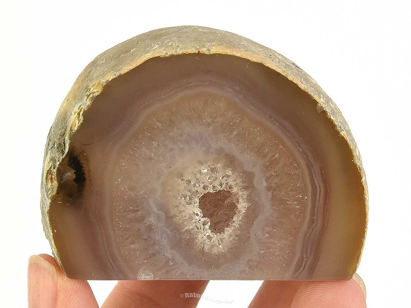 Agate geode with a socket from Brazil 128g