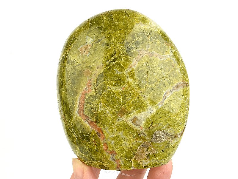 Dekorační kámen zelený opál (Madagaskar) 587g