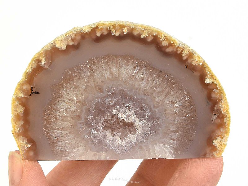 Agate geode with a socket from Brazil 181g