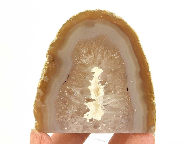 Agate Geode with Hollow from Brazil (181g)