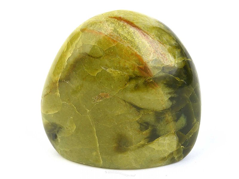 Green opal decorative stone (Madagascar) 367g