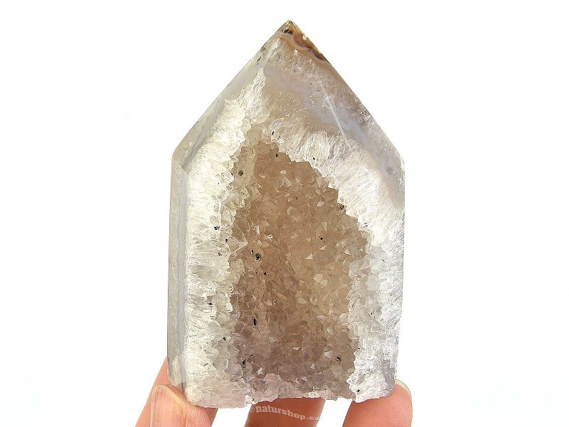 Brazil hollow agate point 178g