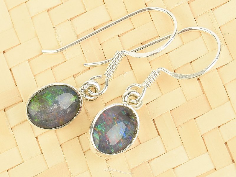 Earrings expensive opal from Australia Ag 925/1000 (1.9g)