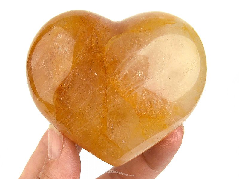 Heart crystal with limonite (Madagascar) 272g