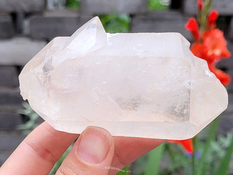 Křišťál oboustranný krystal z Madagaskaru 222g