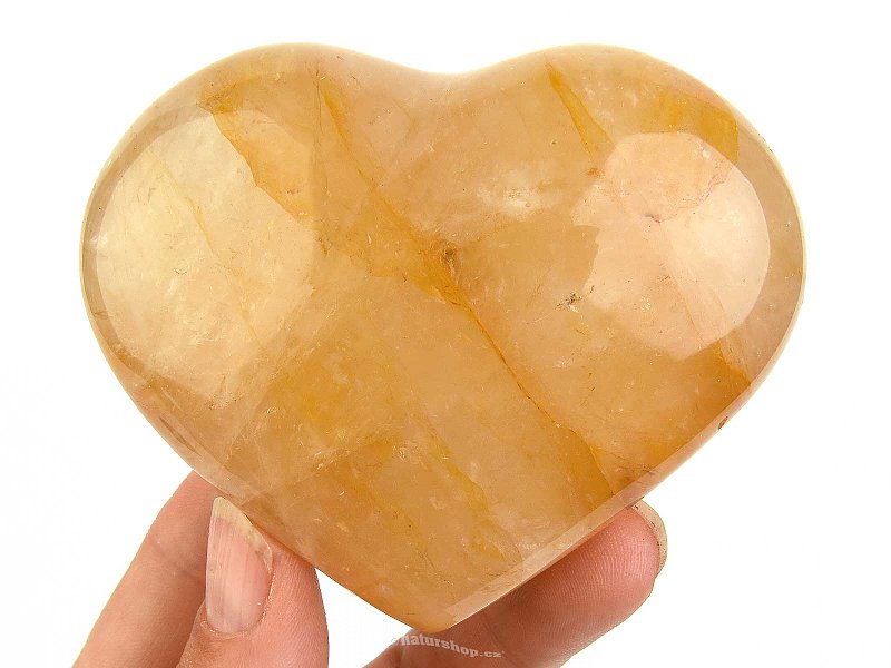 Heart crystal with limonite (Madagascar) 287g