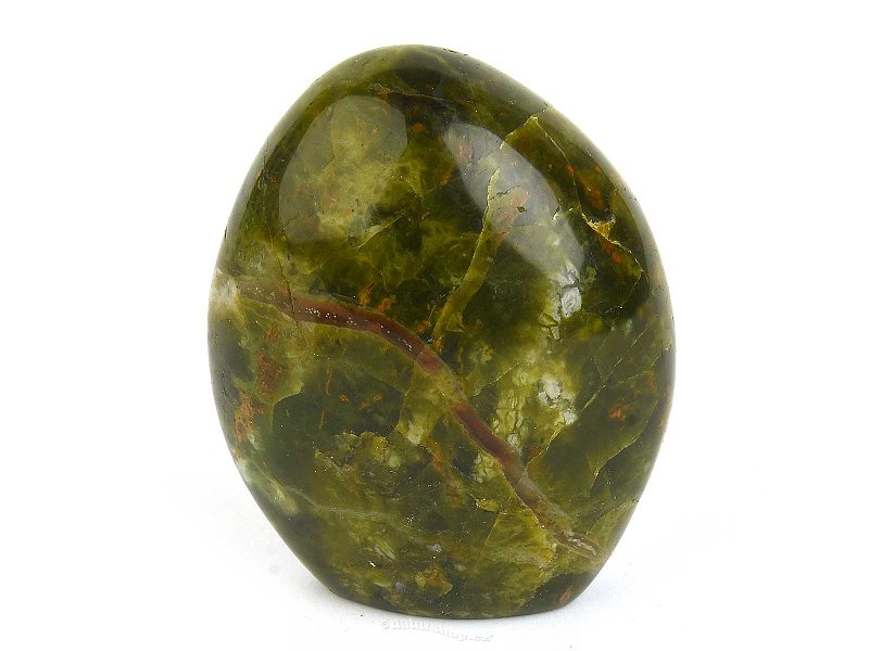 Green opal decorative stone (Madagascar) 445g
