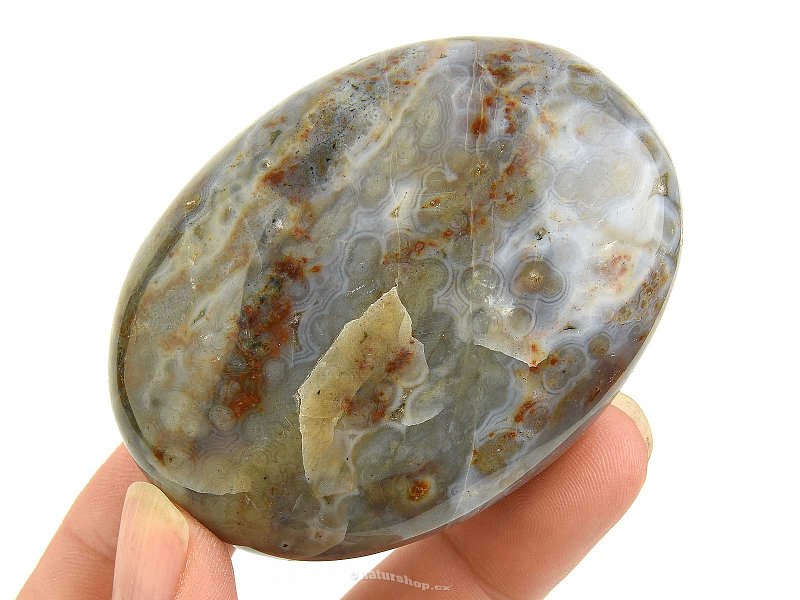 Smooth stone jasper ocean from Madagascar 137g
