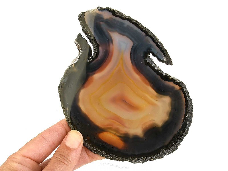 Agate natural slice from Brazil 199g