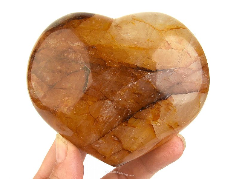 Heart crystal with limonite (Madagascar) 421g