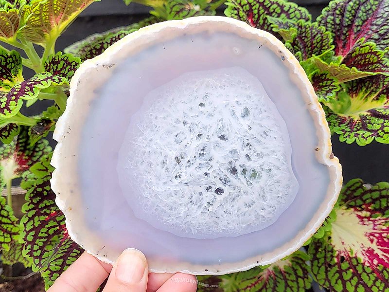 Agate natural slice from Brazil 189g
