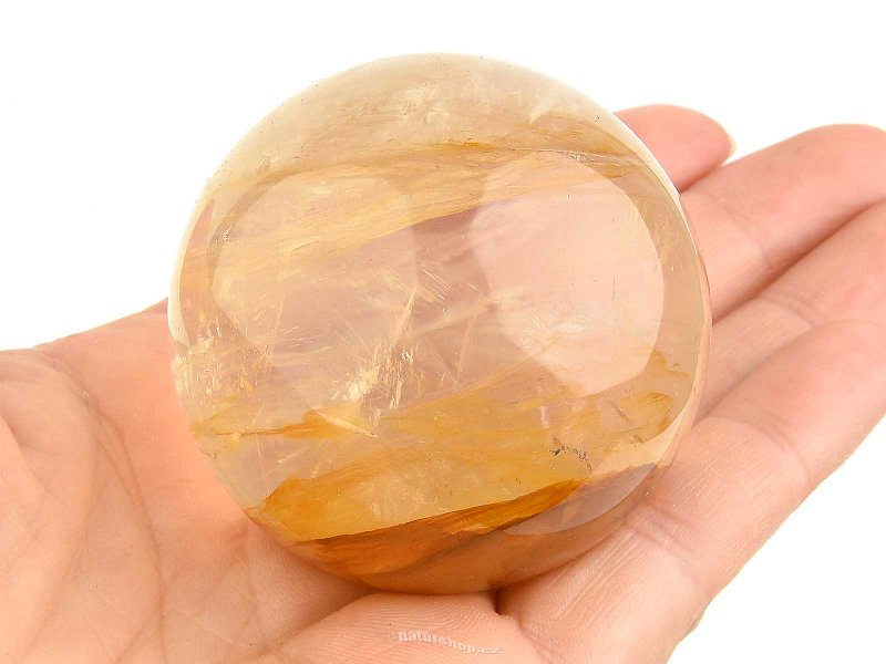 Crystal ball with limonite Ø 50mm (178g)