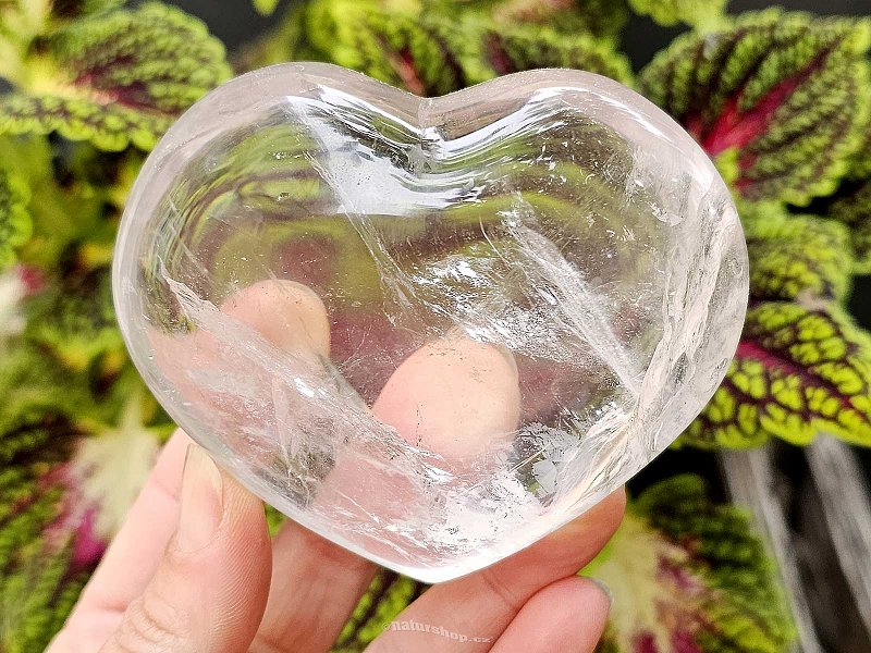 Crystal heart from Madagascar 371g