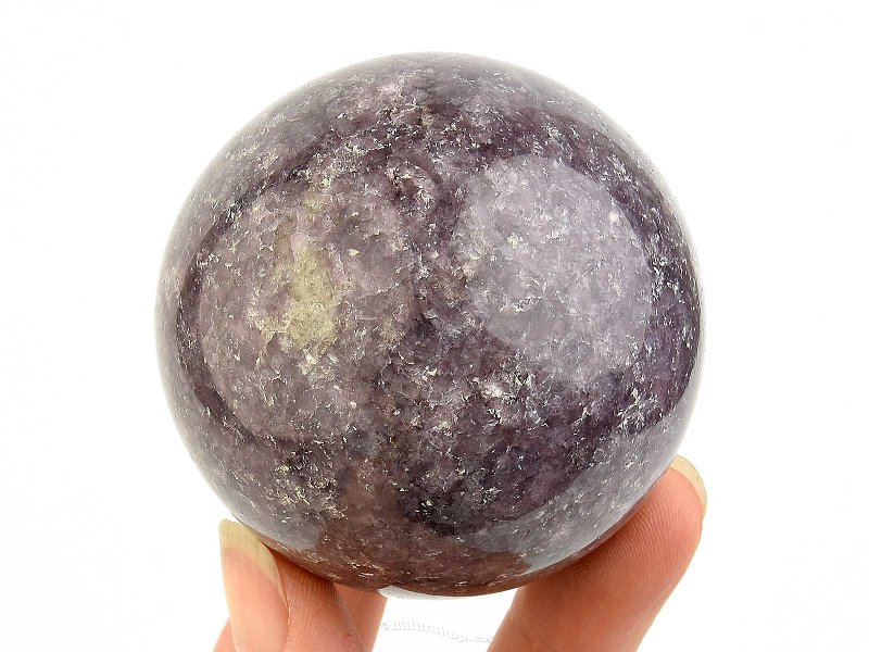 Ball of lepidolite (Madagascar) Ø 60mm (321g)