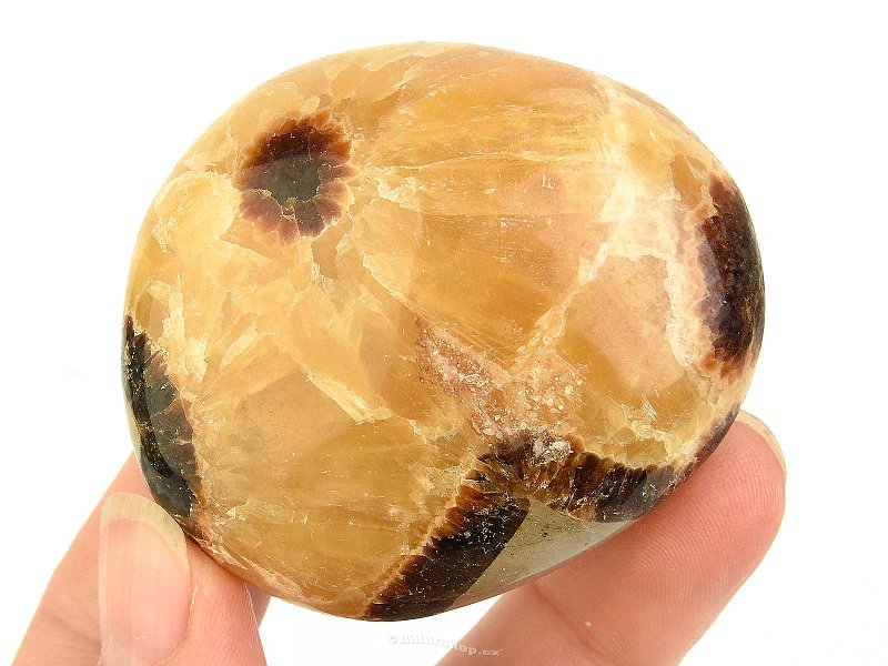 Smooth septaria stone from Madagascar 110g