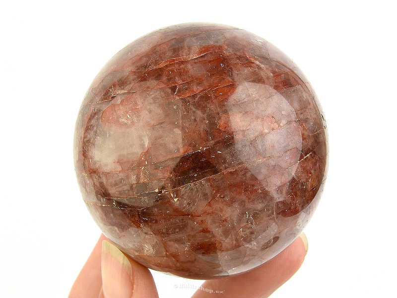 Hematite in crystal ball from Madagascar Ø66mm