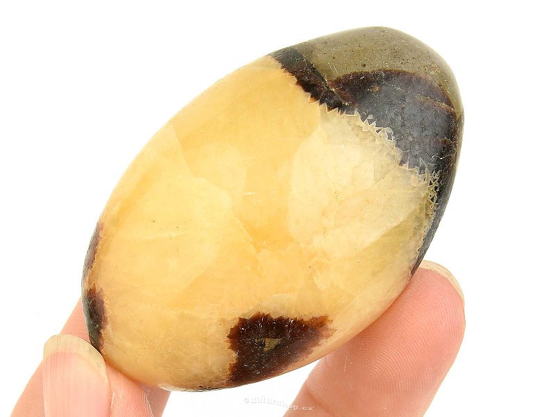 Smooth septaria stone from Madagascar (79g)