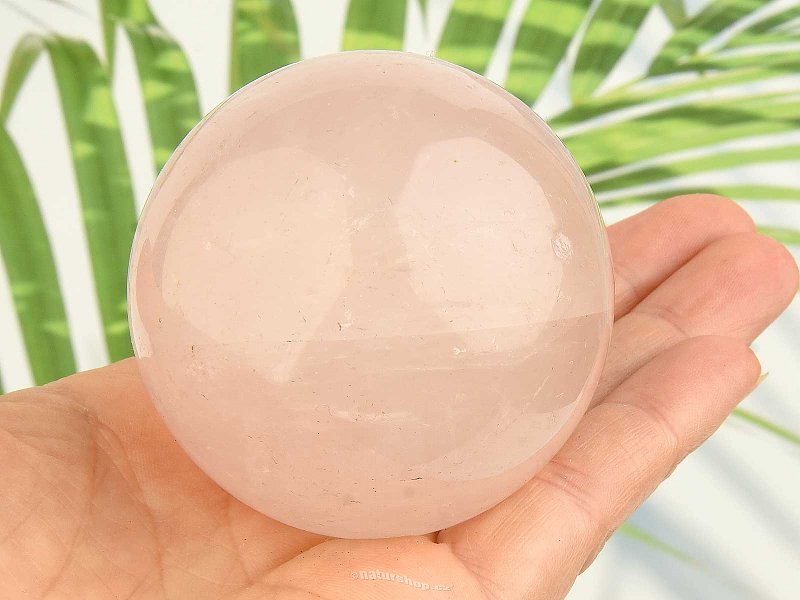 Rose quartz ball from Madagascar Ø 56mm