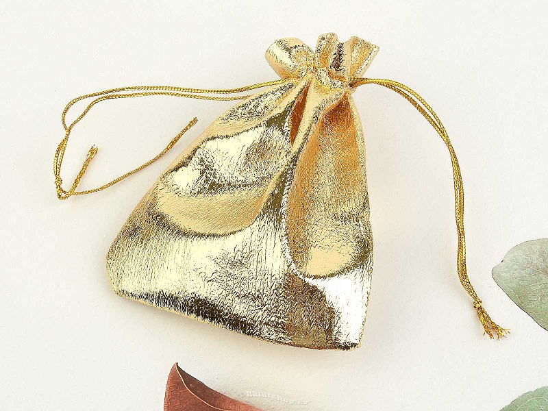 Golden gift bag 11 x 9cm