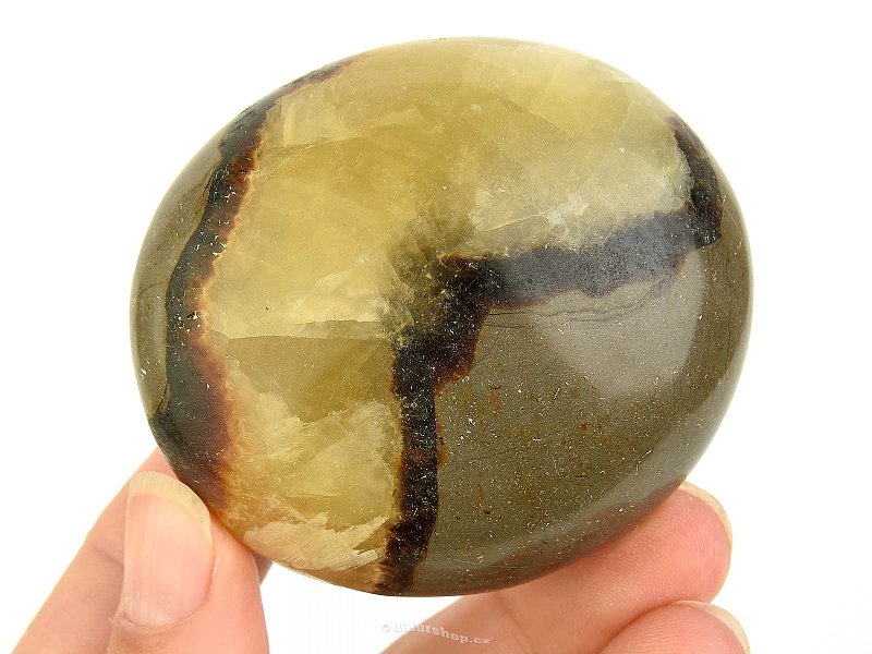 Smooth septaria stone from Madagascar 182g