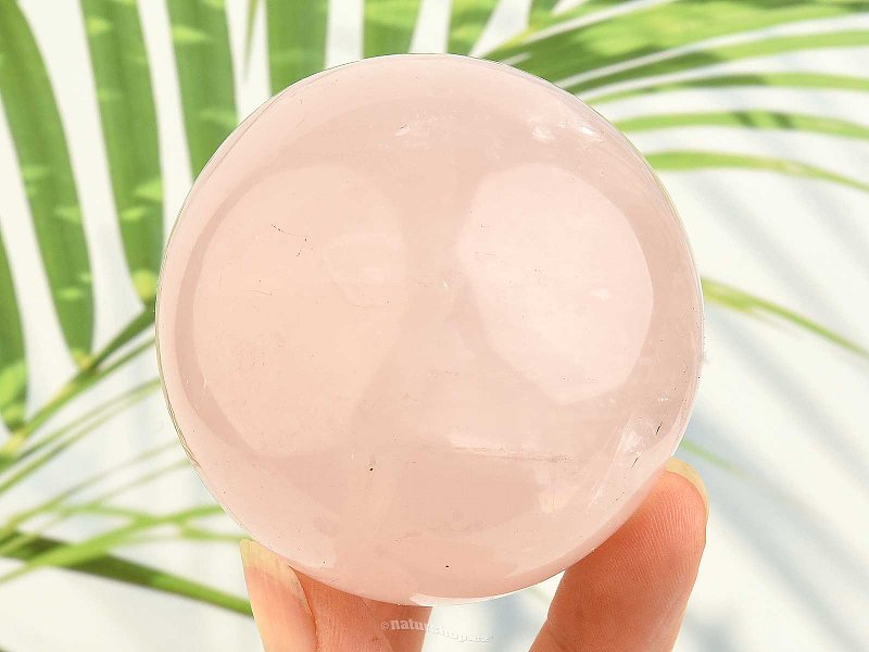 Rose quartz ball from Madagascar Ø 61mm