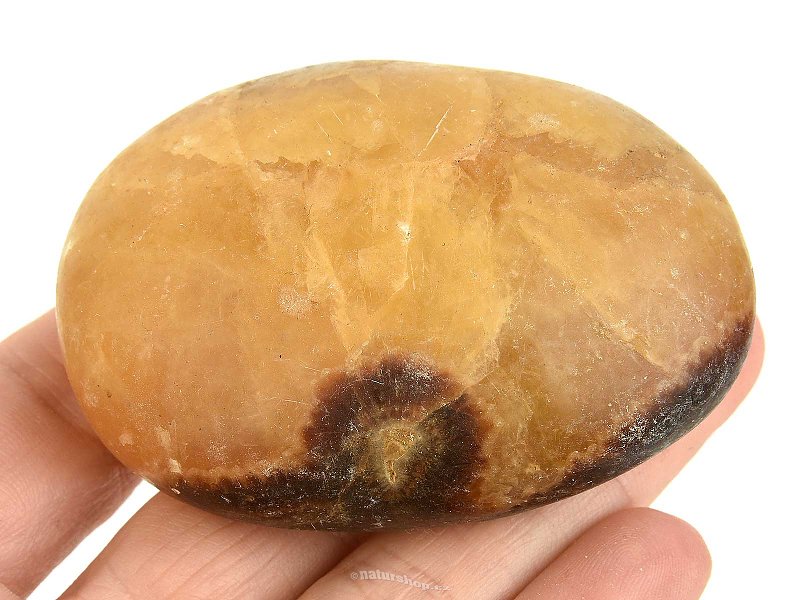 Smooth septaria stone from Madagascar 133g